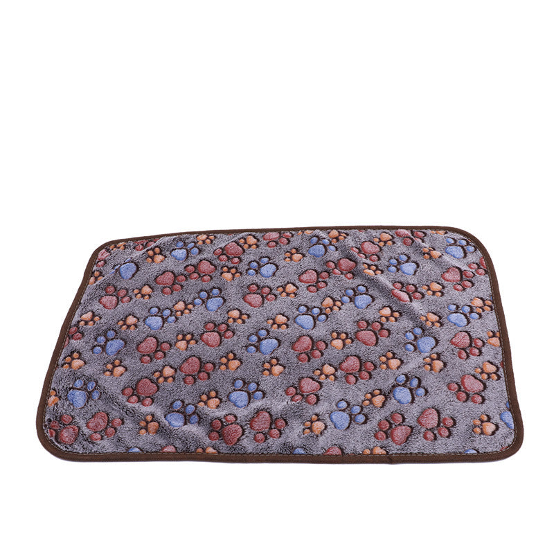 pet blanket mat cat and dog flannel blanket autumn and winter warm blanket