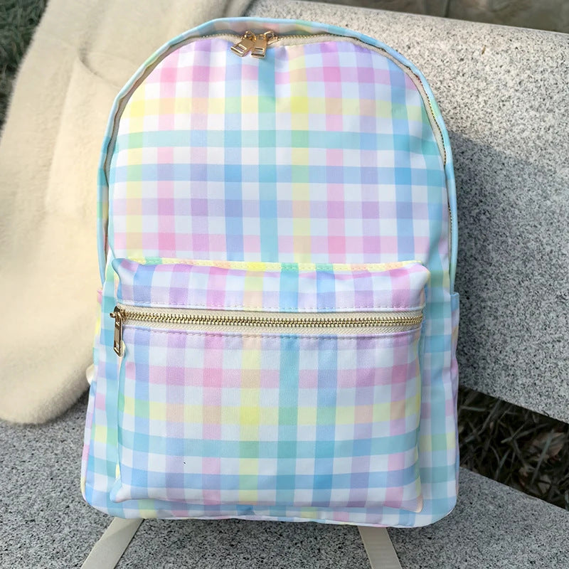 waterproof backpack casual schoolbag large capacity simple backpack school