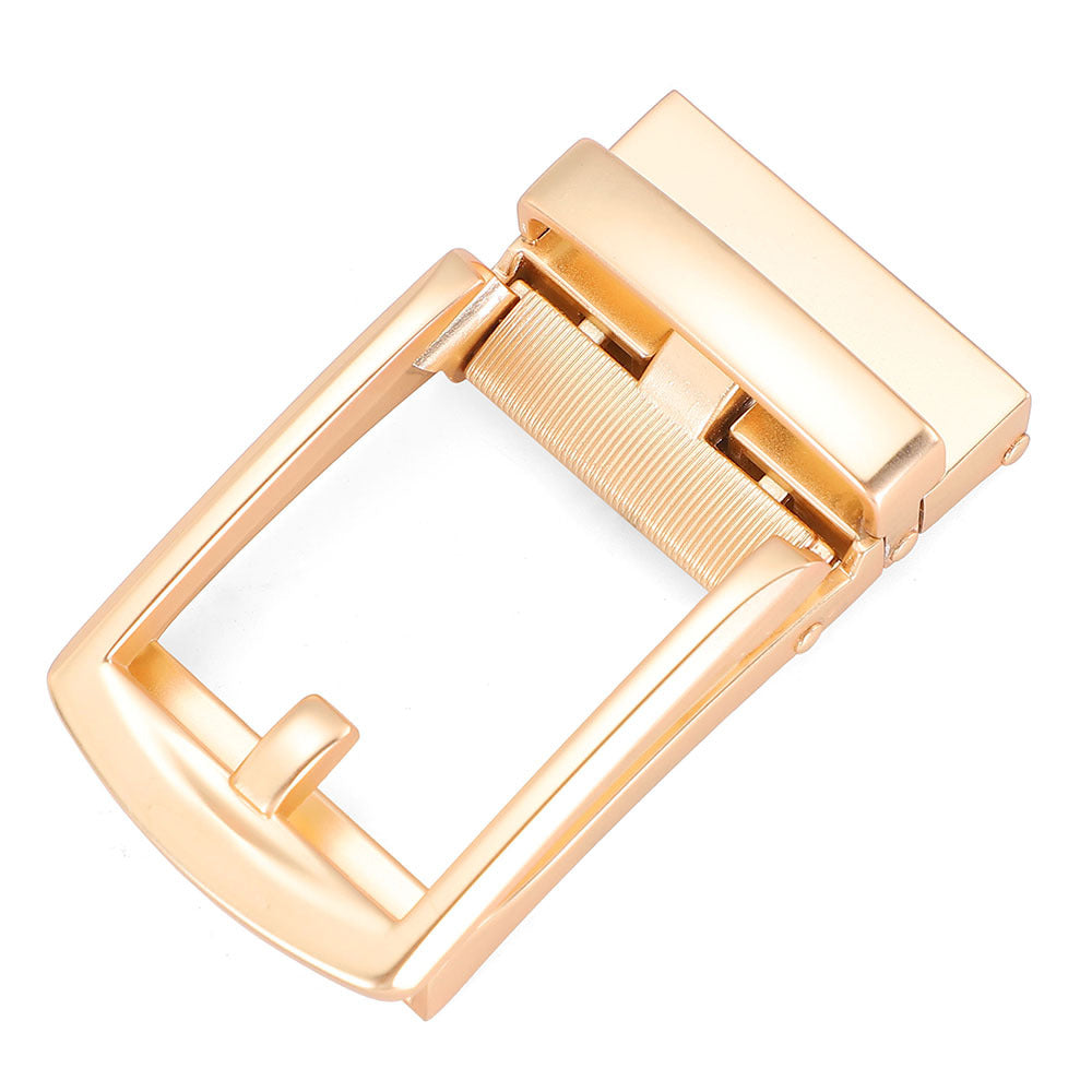 Men's belt buckle high-end simple automatic buckle youth belt belt buckle