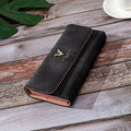 Long Women's Wallet Frosted Cover Wallet Soft Leather Wallet Fashion Retro