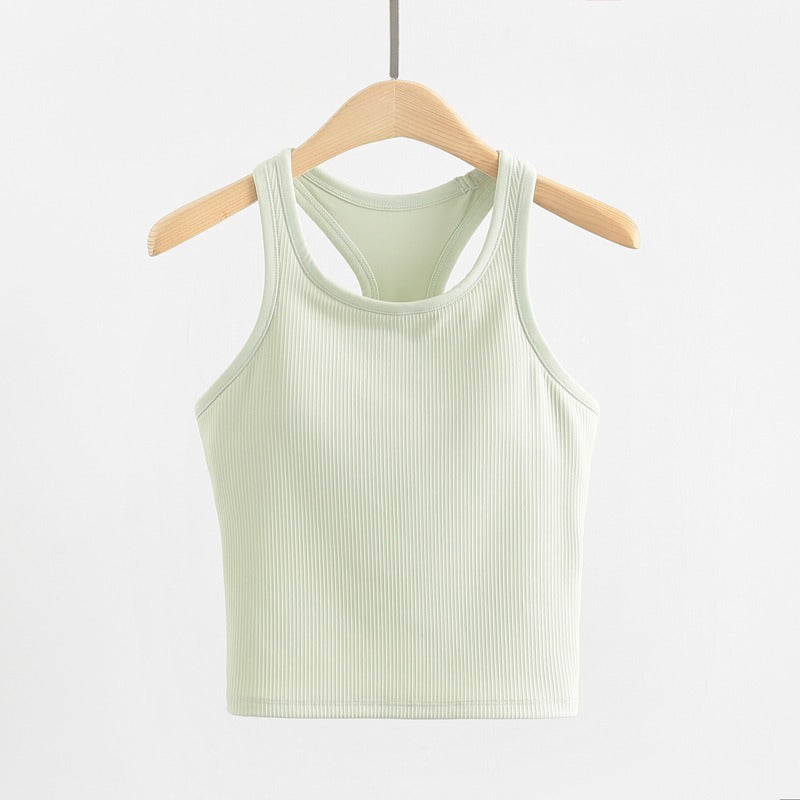Original ebb yoga vest women's I-character sports outer wear tight