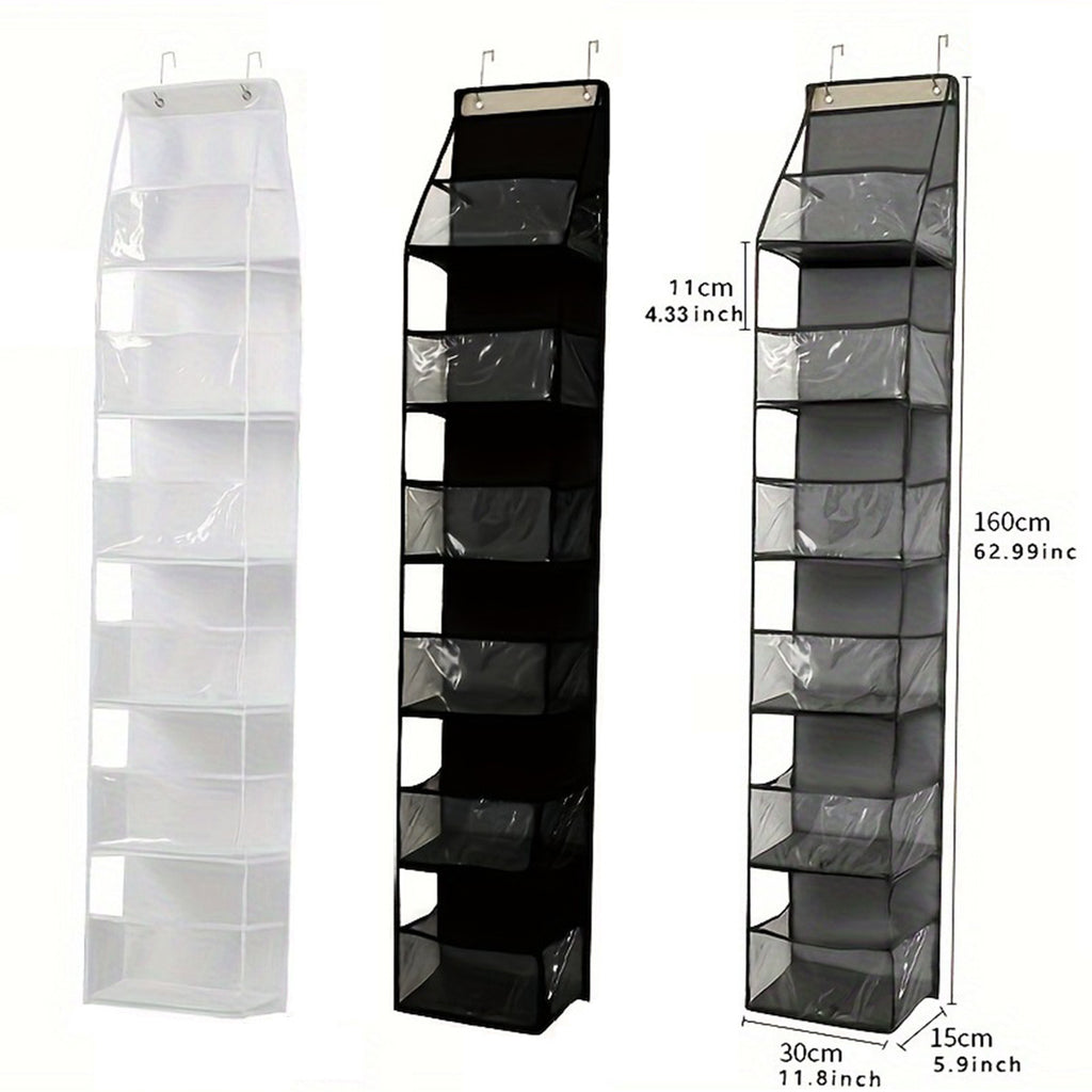 Wall-Mounted Storage Hanging Bag Behind the Door, Multi-Layered Dormitory