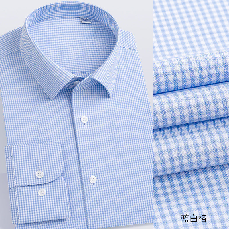 Men's Long-Sleeved Shirt Made of Sheep Wool, Machine Washable, Autumn and