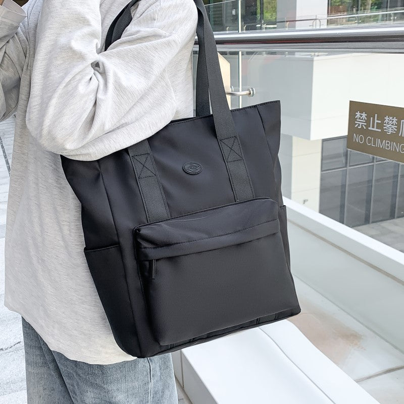 Men's handbag Korean-style tutorial hand-held schoolbag Tote simple