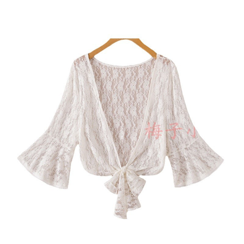 Summer Sunscreen Clothing Chiffon Small Shawl Jacket Women's All-match