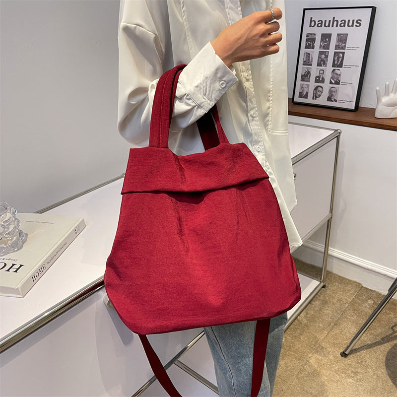 lulul Women's Casual Bag Ultra Light Large Bag Nylon Cloth Handbag Student