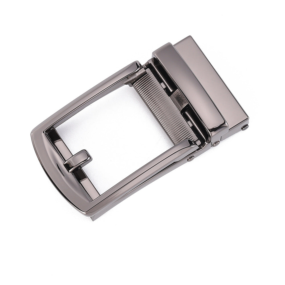 Men's belt buckle high-end simple automatic buckle youth belt belt buckle