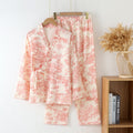 New Chinoiserie Pure Cotton Double-Layer Cotton Gauze Women's Pajamas