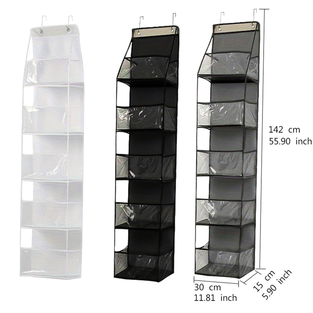 Wall-Mounted Storage Hanging Bag Behind the Door, Multi-Layered Dormitory