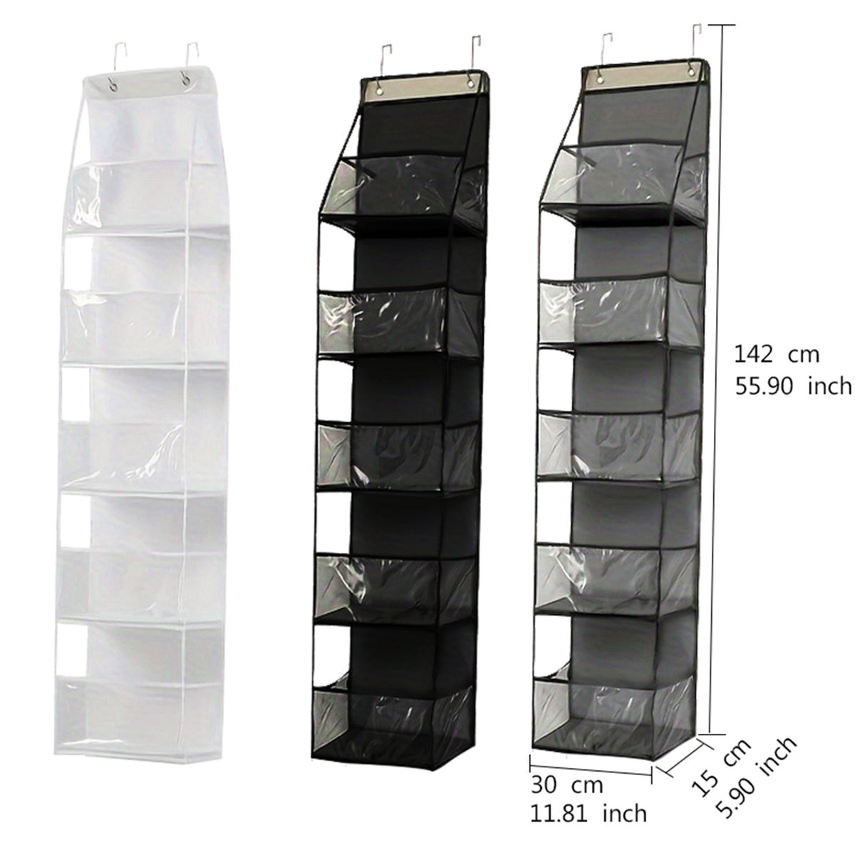 Wall-Mounted Storage Hanging Bag Behind the Door, Multi-Layered Dormitory