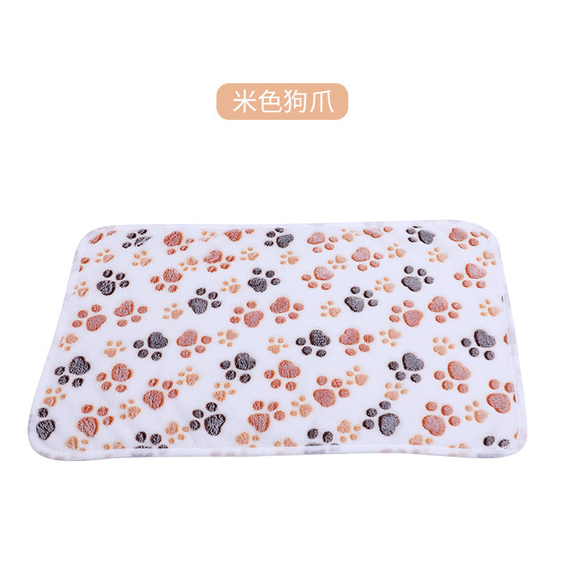 pet blanket mat cat and dog flannel blanket autumn and winter warm blanket