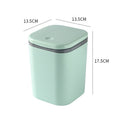 Small Desktop Trash Can for Home Office High-End Dormitory Press with Lid
