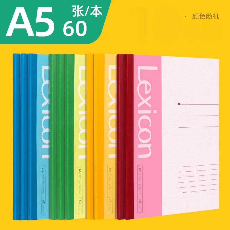 Deli Notebook B5 Large A4 Notepad Thickeneded Soft Copy A5 Simple Business
