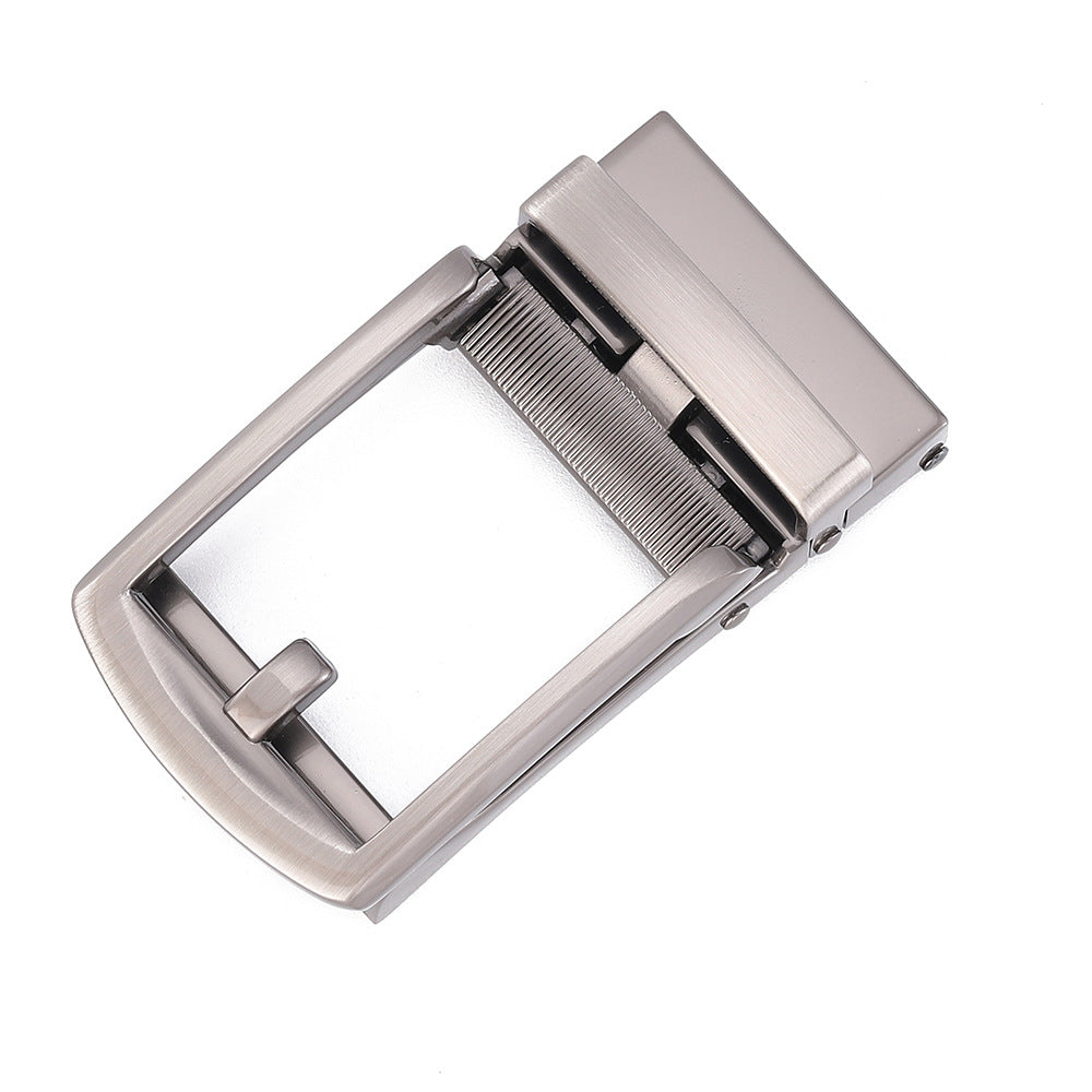 Men's belt buckle high-end simple automatic buckle youth belt belt buckle