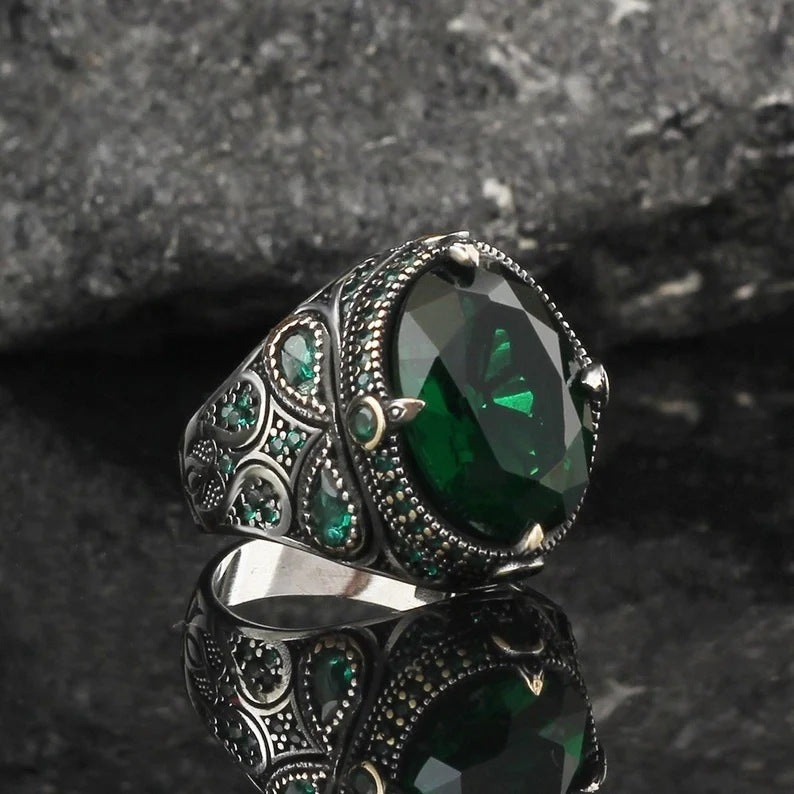 Avenzo Retro Personalized Men's Ring