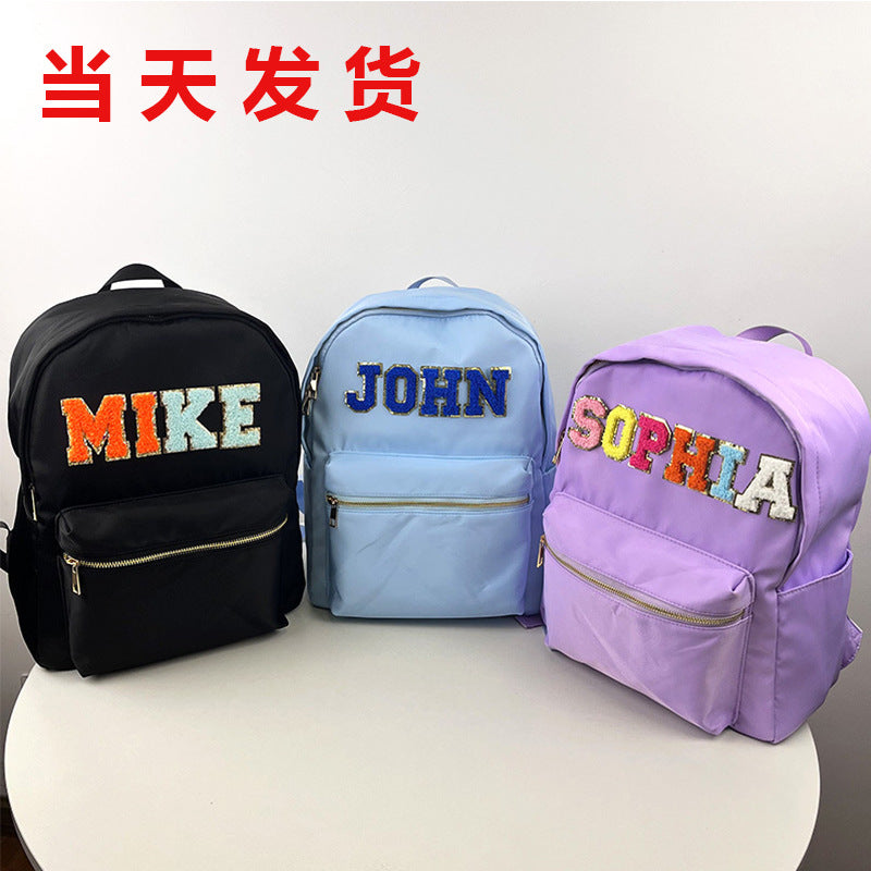 waterproof backpack casual schoolbag large capacity simple backpack school
