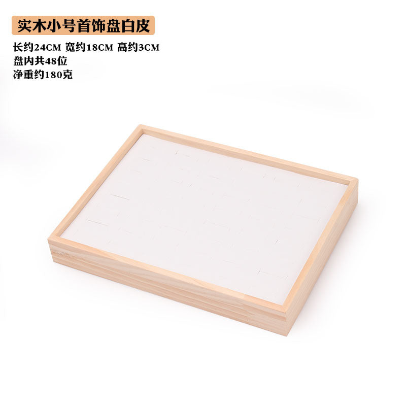 Simple solid wood small size hundred ring plate ring pair ring diamond