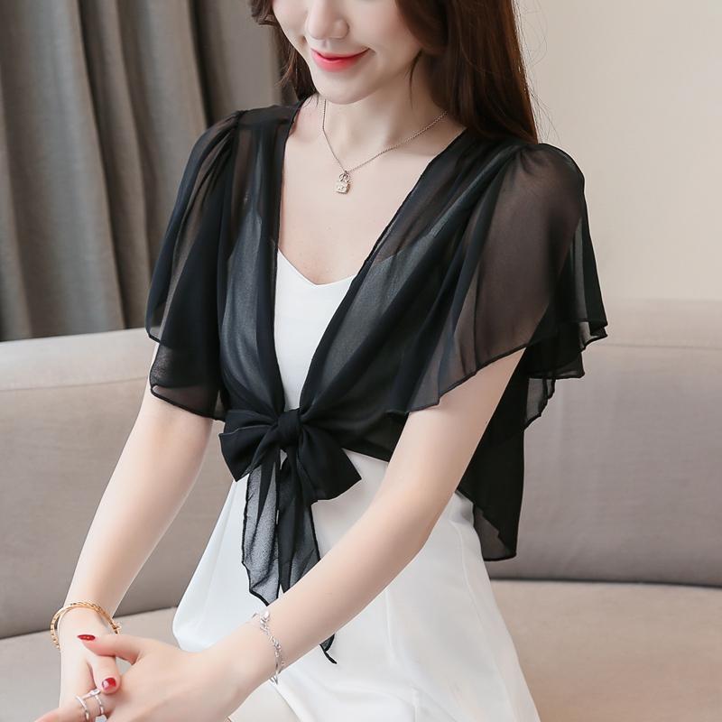 Sunscreen Cardigan Women's Spring and Summer Shawl Outer Blouse Thin