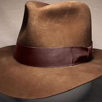 LAZADA Wool Cowboy Hat Bow Men's Jazz Hat Hot Autumn and Winter Hat