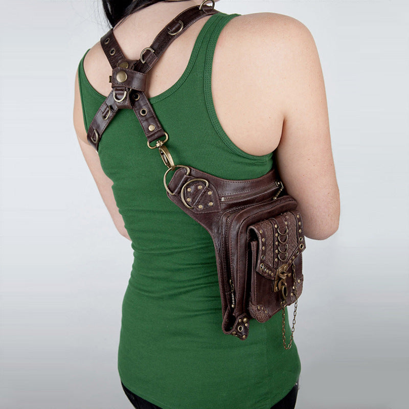 Steampunk locomotive women's bag new Gothic small bag men's and women's