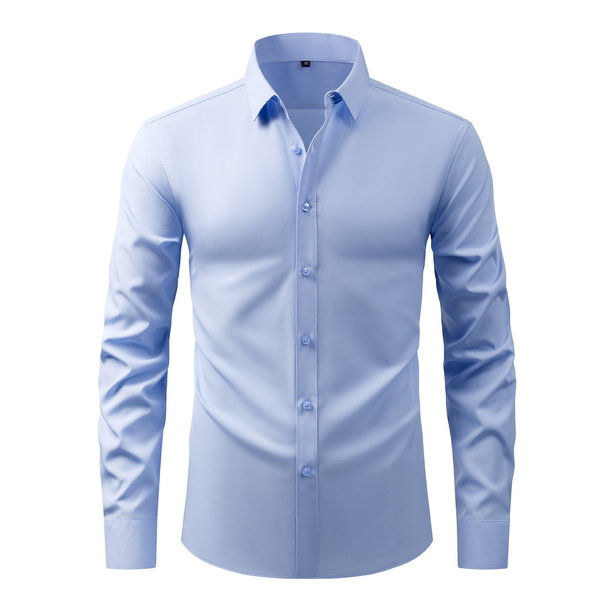 Four-Way Stretch Shirt Men's Shirt Wrinkle-Free and Anti-Wrinkle Export