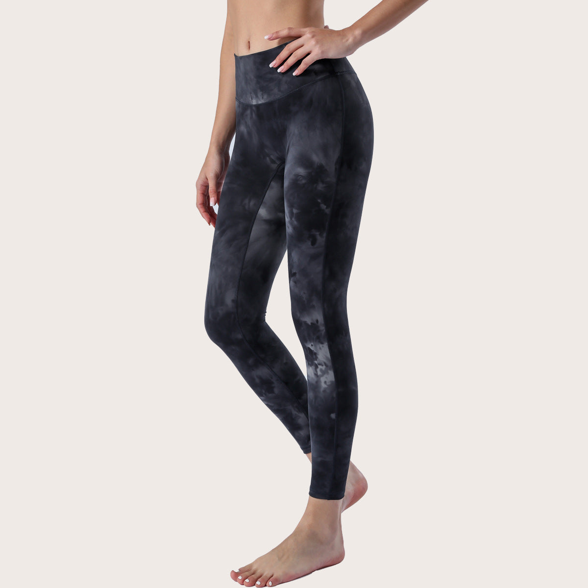 Spring and Summer New Naked Yoga Pants Women's No Embarrassment Line High