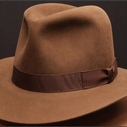 LAZADA Wool Cowboy Hat Bow Men's Jazz Hat Hot Autumn and Winter Hat