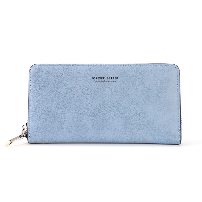Lonny Women's Hand-Held Long Wallet Korean Style Handbag Multi-Functional