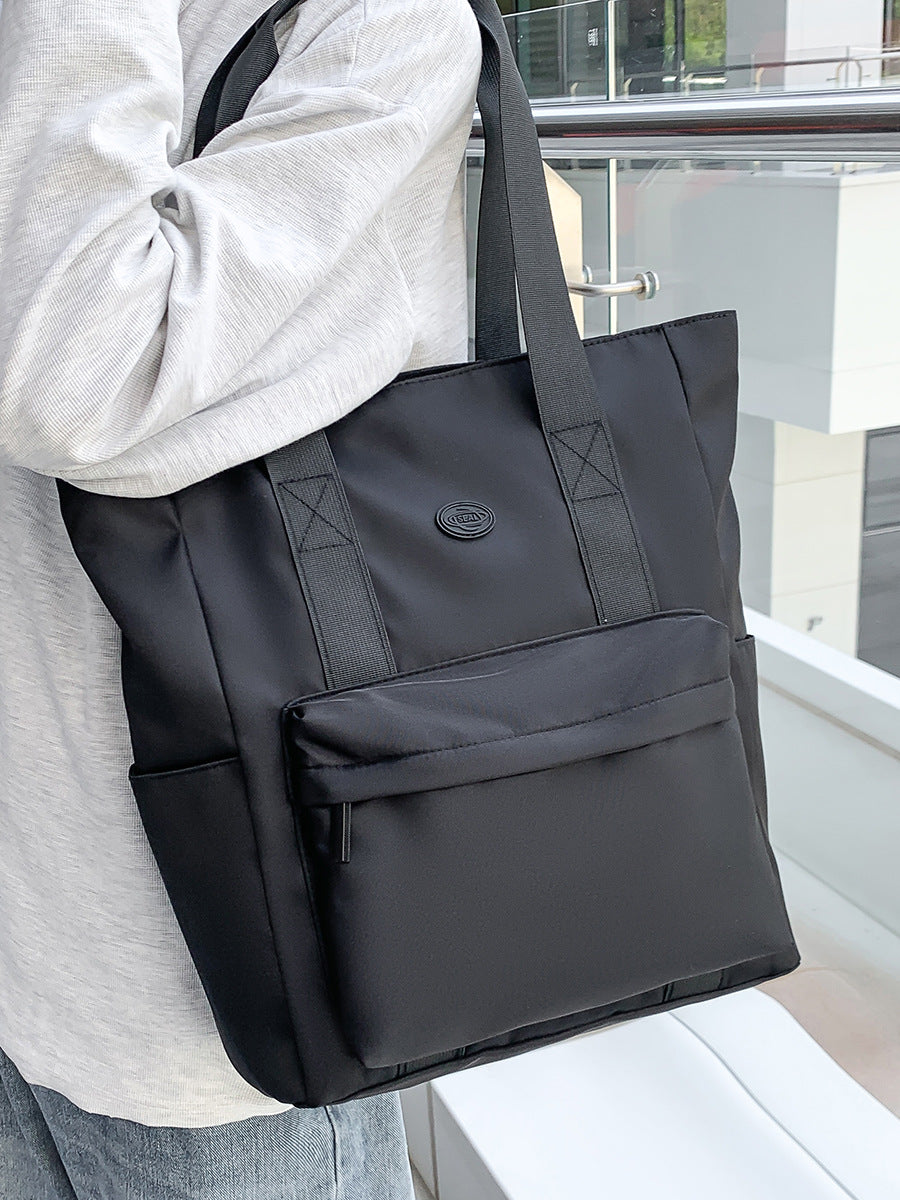 Men's handbag Korean-style tutorial hand-held schoolbag Tote simple