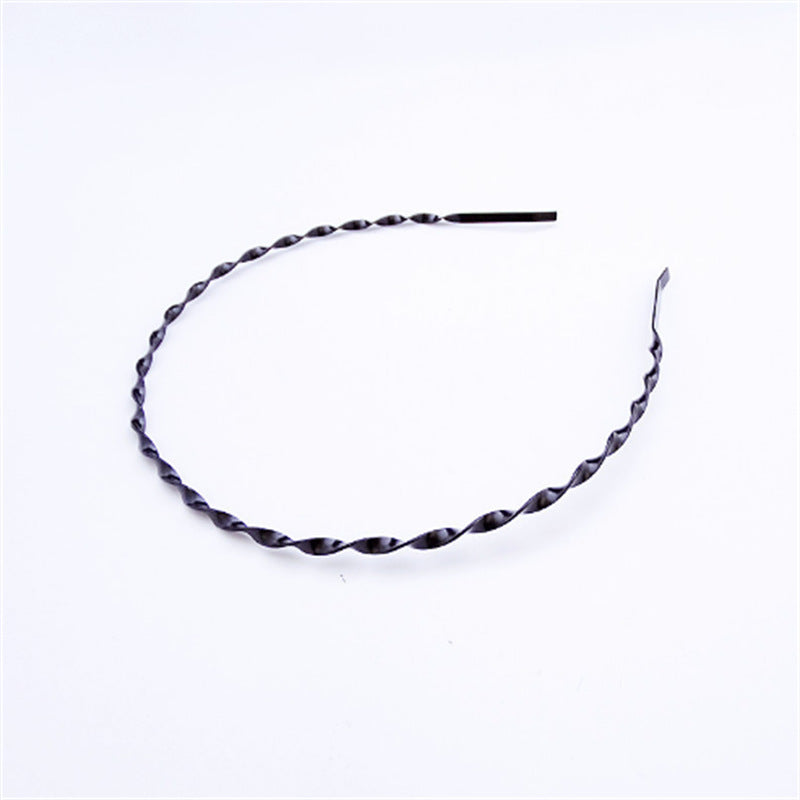 Iron black bottom wave spiral sports head hoop head buckle bath fine