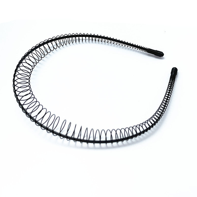 Iron black bottom wave spiral sports head hoop head buckle bath fine