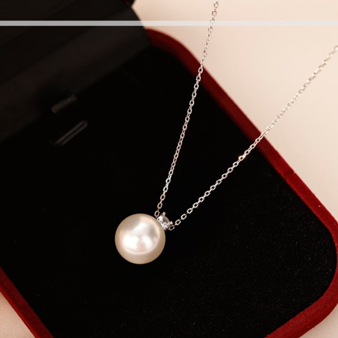 Princess Pearl Necklace, Princess Diana Style, Light Luxury Small Pendant