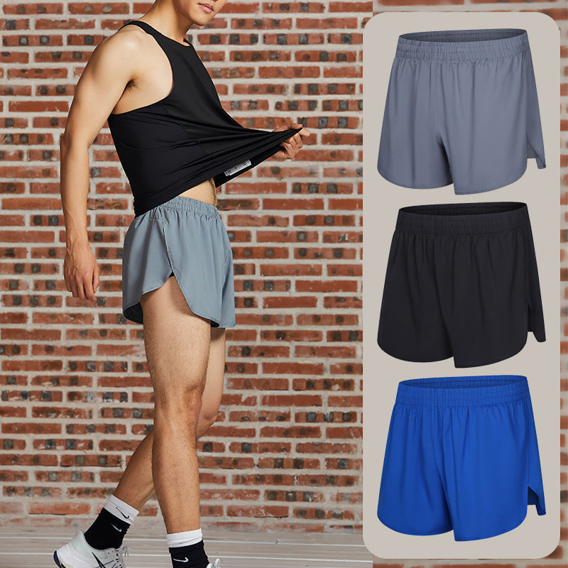 Running racing shorts men's and women's quick-drying loose breathable