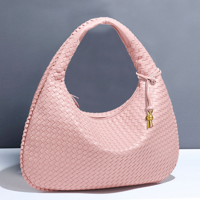 Woven Women's Bag Dumpling Bag New Simple Big Brand Shoulder Bag Autumn