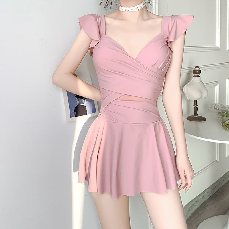 New Swimsuit for Women, Belly-Covering, Slimming Look, One-Piece