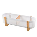 Household Desktop with Partition Room Basket Bathroom Cosmetics Large