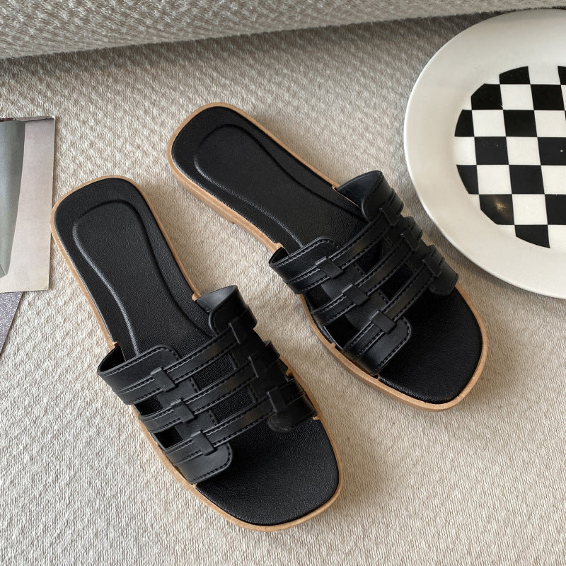 Slippers for Women Summer Outer Wear K-Style Ins Popular Shrimp Skin