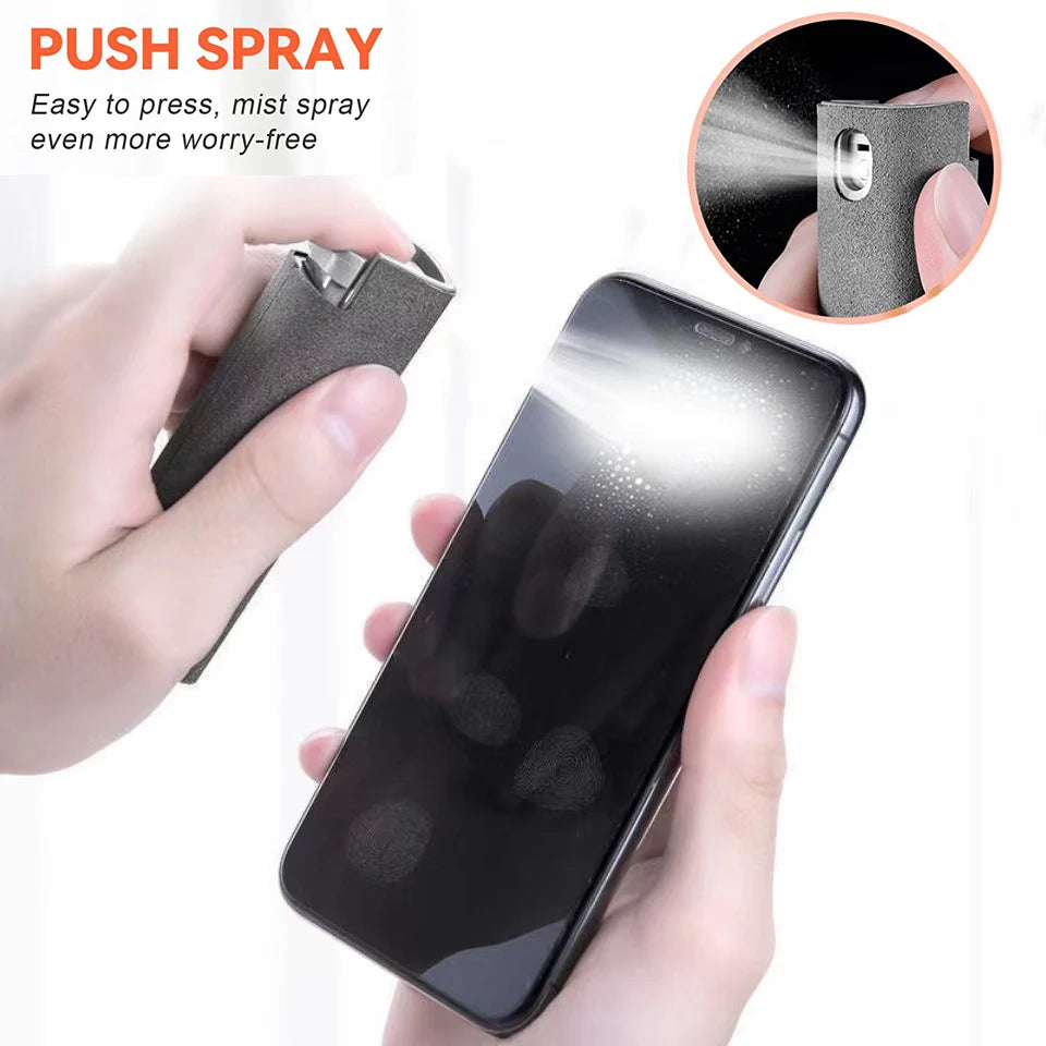 2 In 1 Phone Screen Cleaner Spray Portable Tablet Mobile Phone Touch
