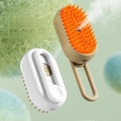 3-in-1 Dog Hair Brush Cat Hair Brush Electric Pet Cleaning Brush Steam