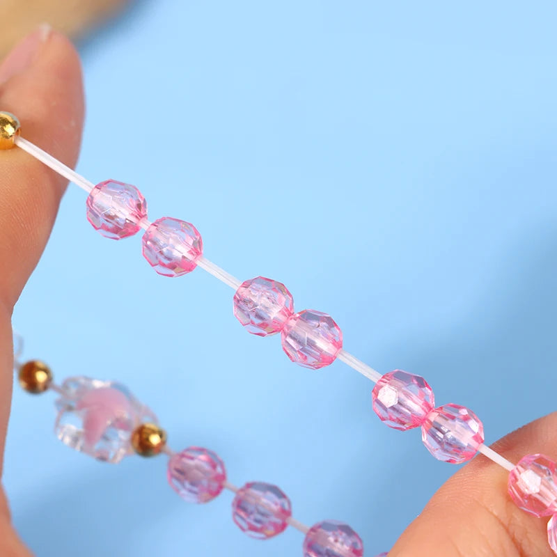 3Pcs/set Party Bracelets Star Letter Candy Color Beads Bracelet Children