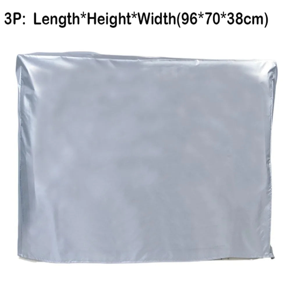 Heat-insulating Multisize Silver Air Conditioner Cover Multisize