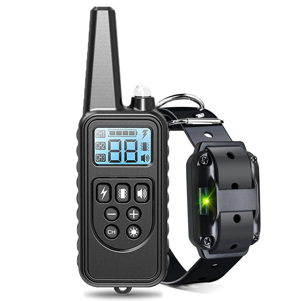 Electric Dog Training Collar Detachable Bark Rechargeable Anti Barking