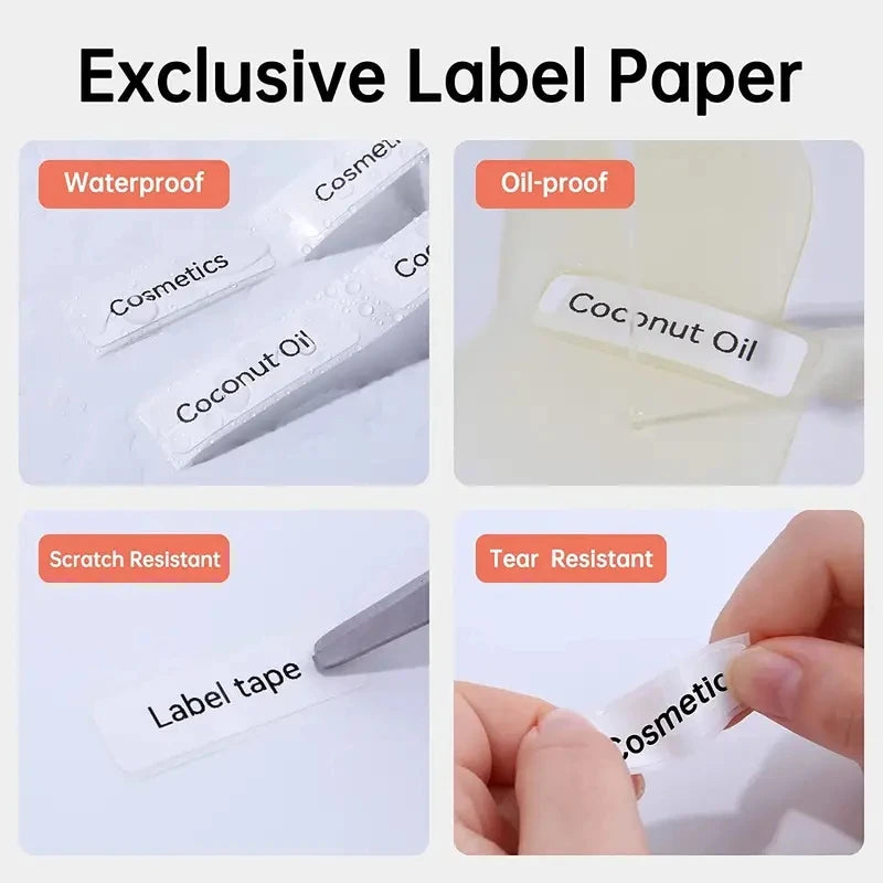 Marklife Thermal Papers White Thermal Self-adhesive Stickers Compatible