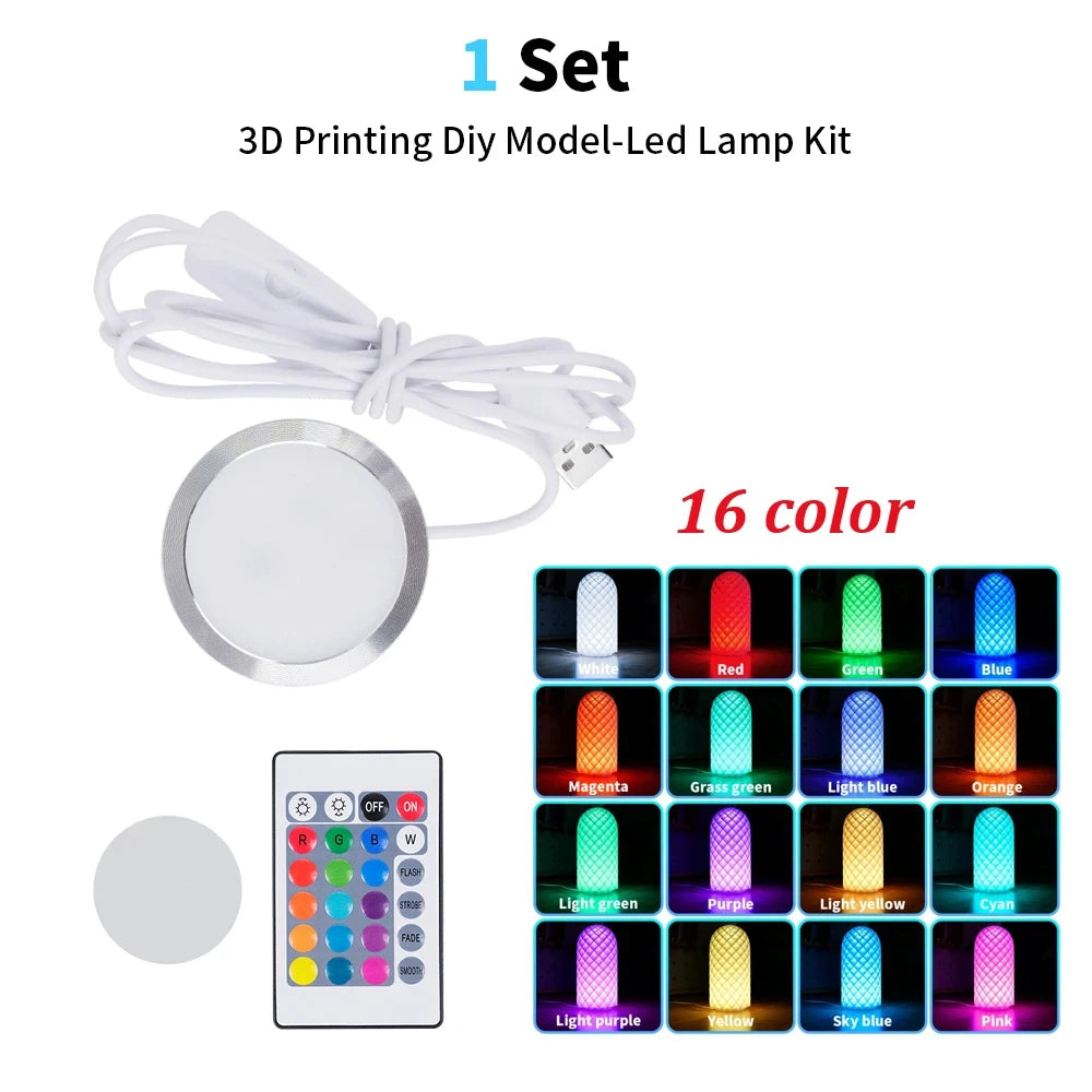3D Printer DIY Model LED Lamp Kit 001 For Bambu Lab A1/A1mini/P1S/P1P/X1C