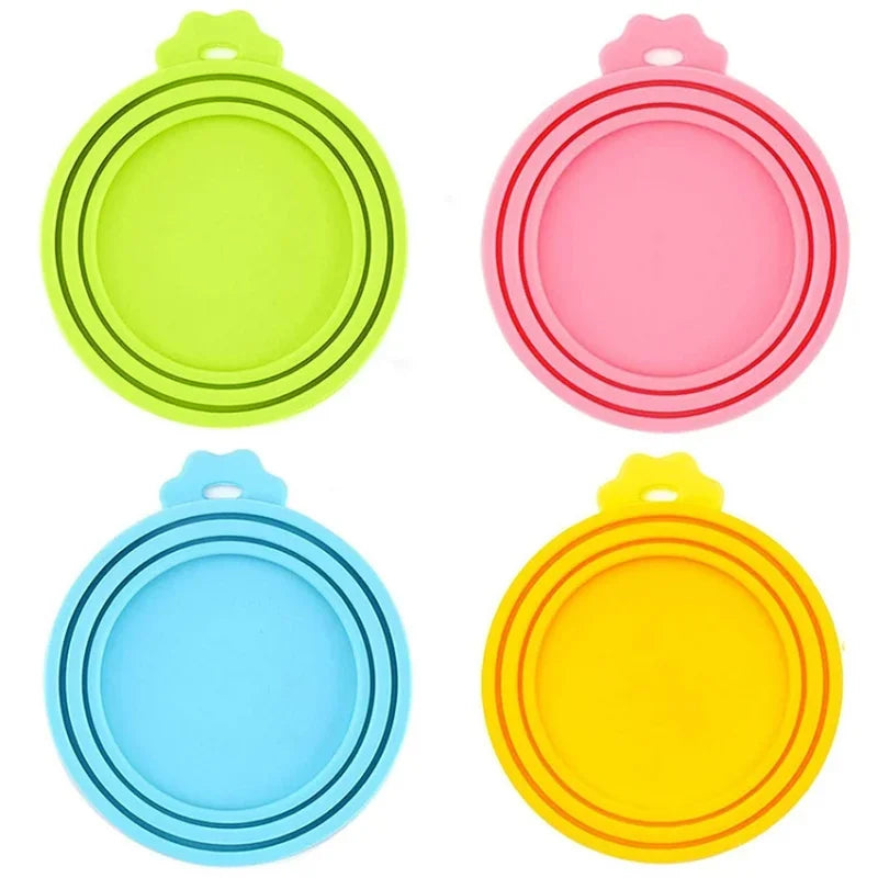 1 Reusable Silicone Pet Can Lid Bpa Free, Suitable For Most Sized Dog And