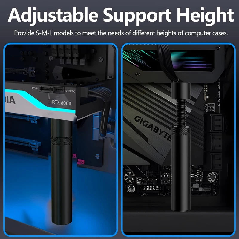 Graphics Card GPU Support Bracket Video Card Sag Holder Bracket GPU Holder