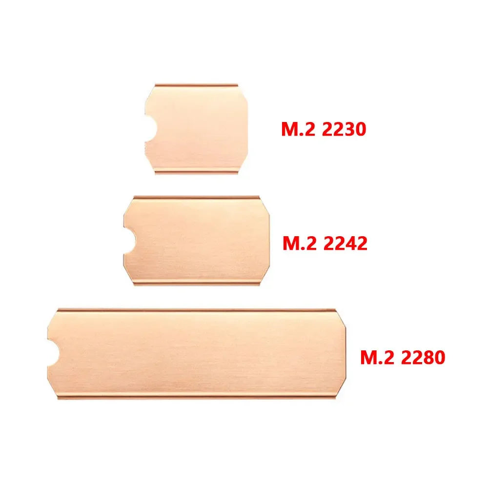 M.2 NVME 2280 2242 2230 SSD Heatsink Copper PS5 Radiator Solid State