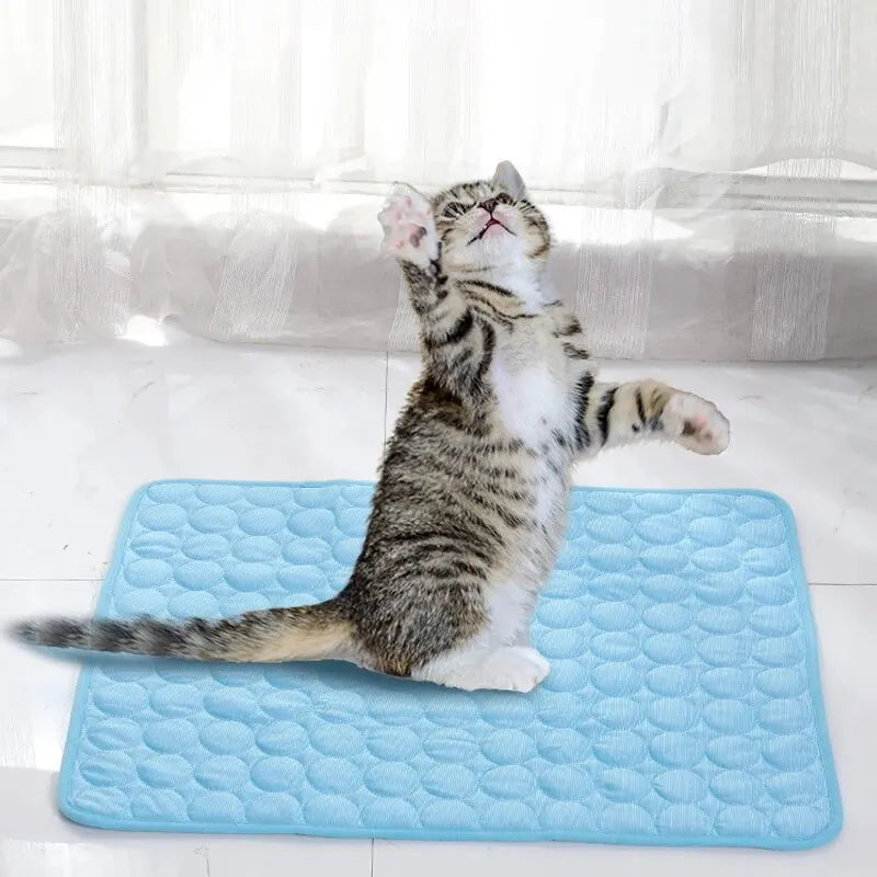 Cat Ice Mats Summer Cat Dog Sofa Nest Bed Cooling Sleeping Pad for Small