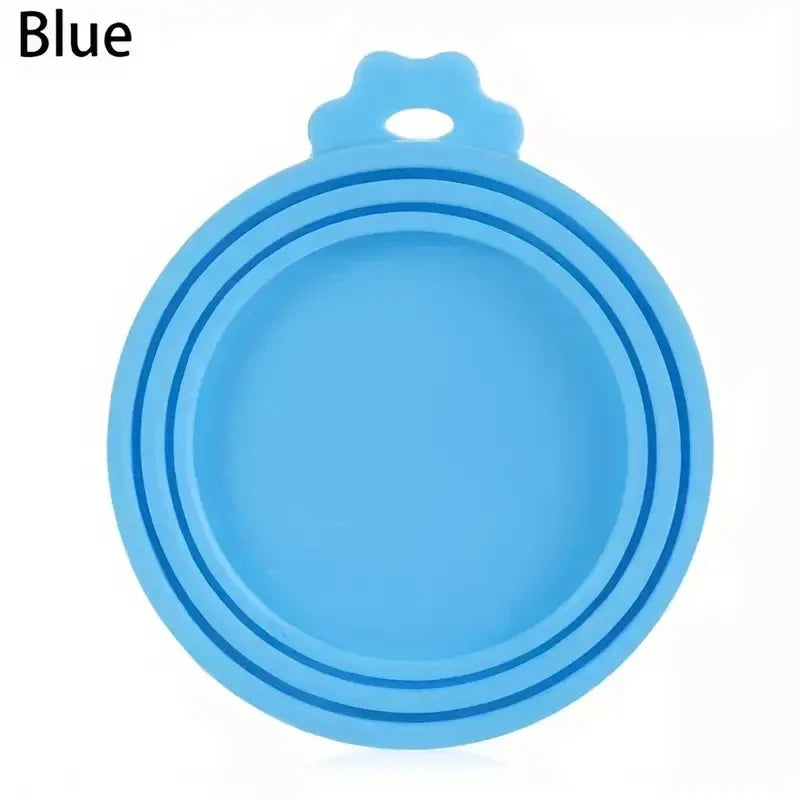 1 Reusable Silicone Pet Can Lid Bpa Free, Suitable For Most Sized Dog And