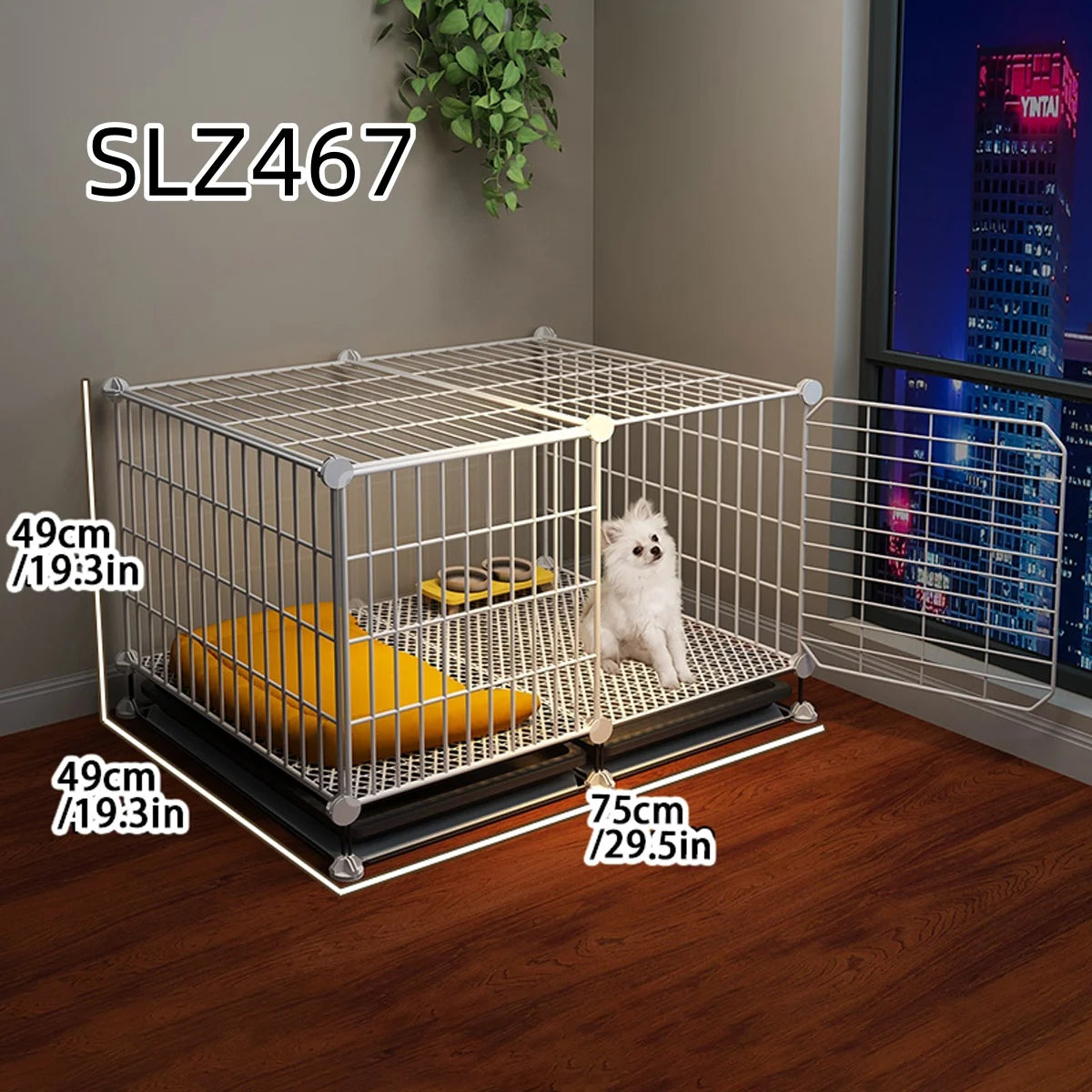 Dog Cage for Small Dogs Like Pomeranian, Teddy, Bichon, Pet Warm Winter